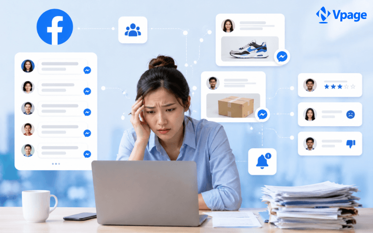 Khó khăn khi chăm sóc khách hàng thủ công trên Facebook